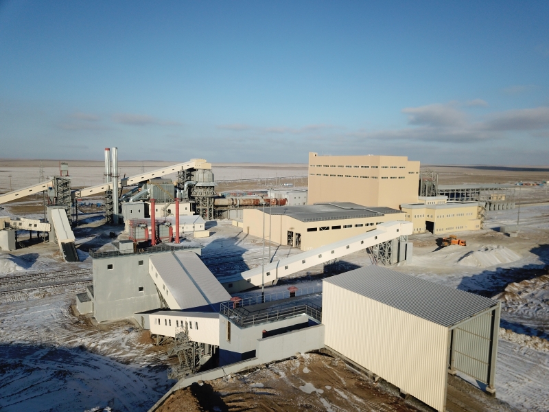 Завод по производству высококачествнной извести был построен в Карагандинской области